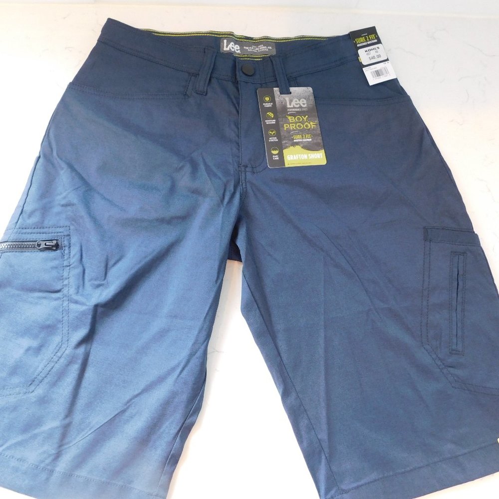 Lee Boys' Navy Dungarees Grafton Cargo Short (New with tags)